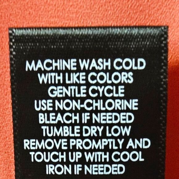 โTORRID Plus Size Tea Rose ๐น Color Peplum Georgette Flutter Sleeve Blouse. 4X - Picture 13 of 16